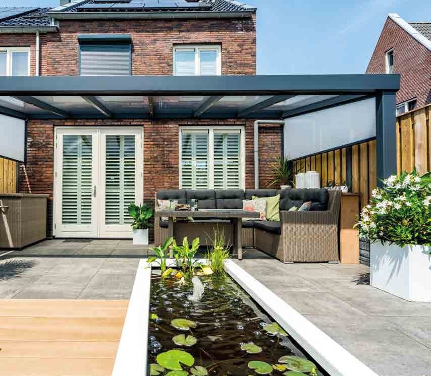 Giallo aluminium veranda